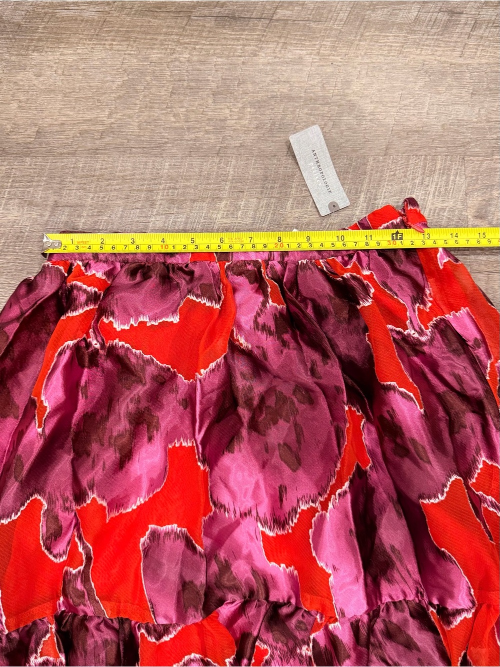 Anthropologie Hutch Tiered Maxi Skirt Purple NWT Size MP Fits Small Boho Flowy - Picture 9 of 11